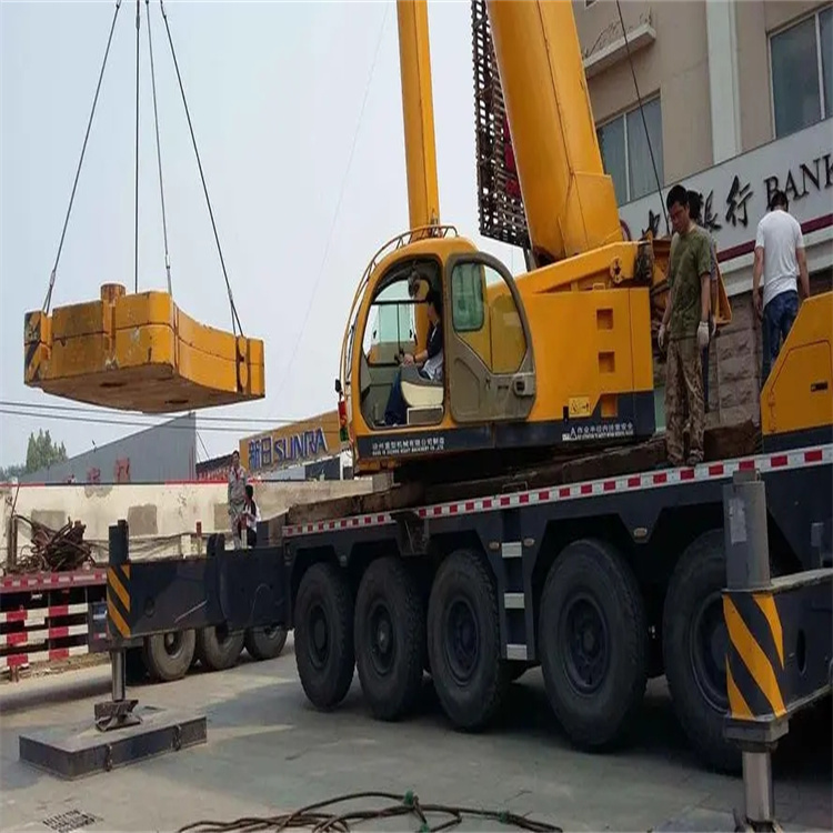 仁怀当地吊车出租|机器吊装|75吨|工厂搬迁服务